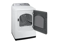 cu. ft. Gas Dryer with Steam Sanitize+ in White Dryer