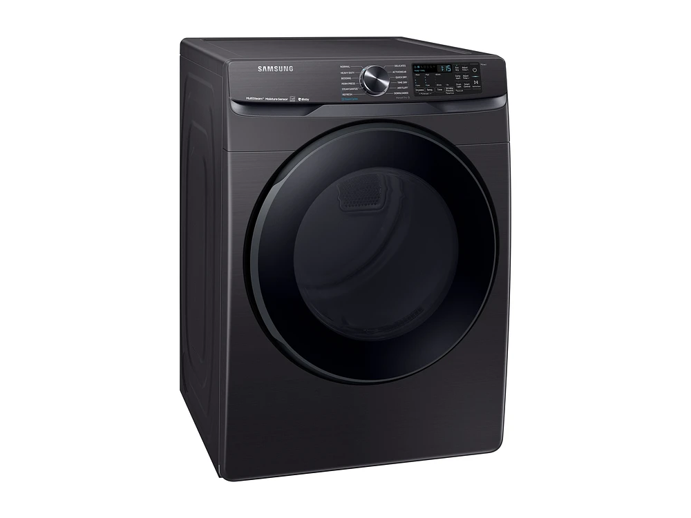 DVE50R8500V/A3 | 7.5 cu. ft. Smart Electric Dryer with Steam Sanitize+ in Black Stainless Steel | Samsung Business US