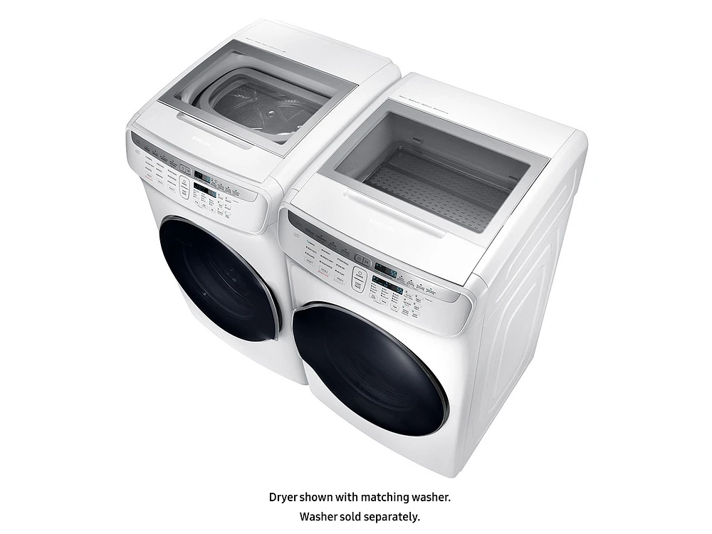 7.5 cu. ft. FlexDry™ Gas Dryer in White Dryer