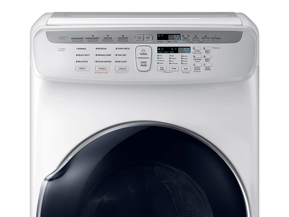 7.5 cu. ft. FlexDry™ Gas Dryer in White Dryer