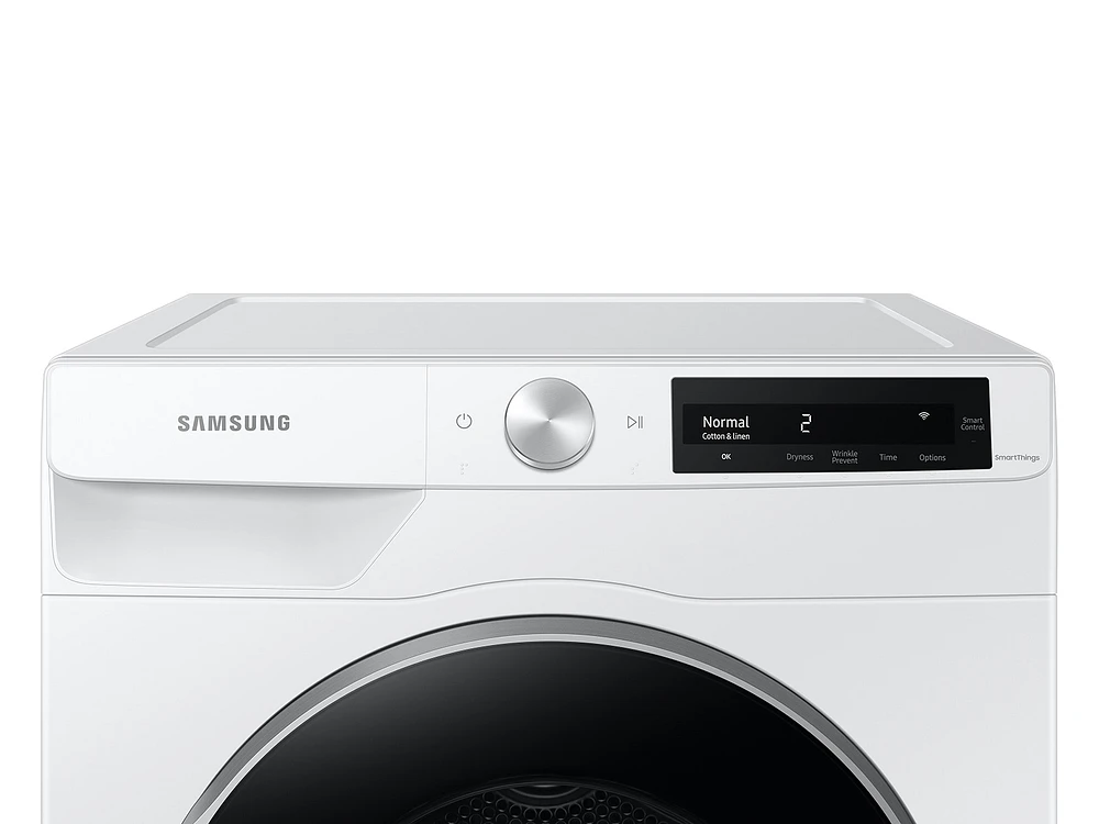 DV25B6900HW/A2 | 4.0 cu. ft. Electric Dryer with AI Smart Dial and Wi-Fi Connectivity in White | Samsung Business US