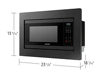 MS19M8020TG/AA | 1.9 cu. ft. Countertop Microwave for Built-In Application in Fingerprint Resistant Black Stainless Steel | Samsung Business US