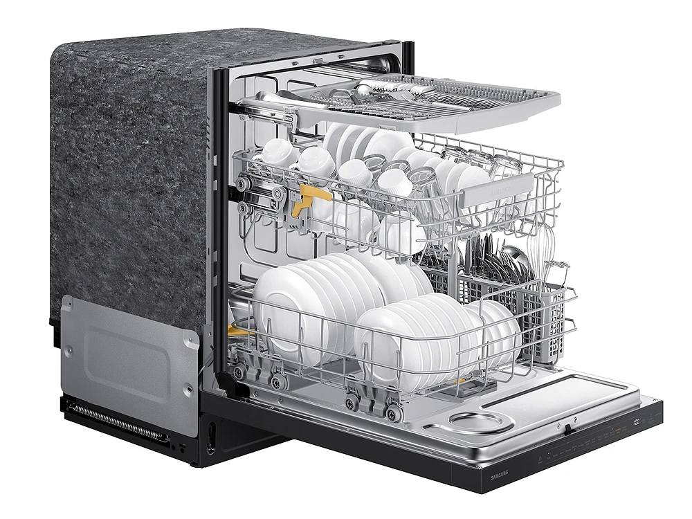 Smart 42dBA Dishwasher with StormWash+™ and Smart Dry in Black Stainless Steel DW80B7070UG/AA | Samsung US