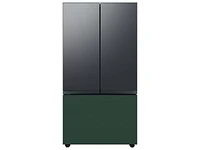 Bespoke-3-Door-French-Door-Refrigerator-Panel-in-Emerald-Green-Steel-Bottom-Panel Home Appliances Accessories - RA-F36DB3QG/AA | Samsung US