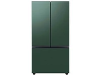 Bespoke-3-Door-French-Door-Refrigerator-Panel-in-Emerald-Green-Steel-Bottom-Panel Home Appliances Accessories - RA-F36DB3QG/AA | Samsung US