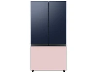 RA-F18DU3QN/AA | Bespoke 3-Door French Door Refrigerator Panel in Navy Steel - Top Panel | Samsung Business US