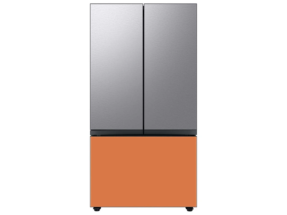 Bespoke -Door French Door Refrigerator Panel in Stainless Steel - Top Panel Home Appliances Accessories