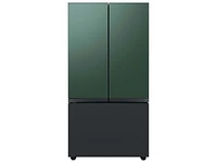 RA-F18DU3QG/AA | Bespoke 3-Door French Door Refrigerator Panel in Emerald Green Steel - Top Panel | Samsung Business US