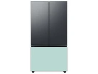 Bespoke -Door French Door Refrigerator Panel in Matte Black Steel - Top Panel Home Appliances Accessories