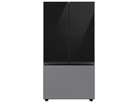 RA-F18DU333/AA | Bespoke 3-Door French Door Refrigerator Panel in Charcoal Glass - Top Panel | Samsung Business US