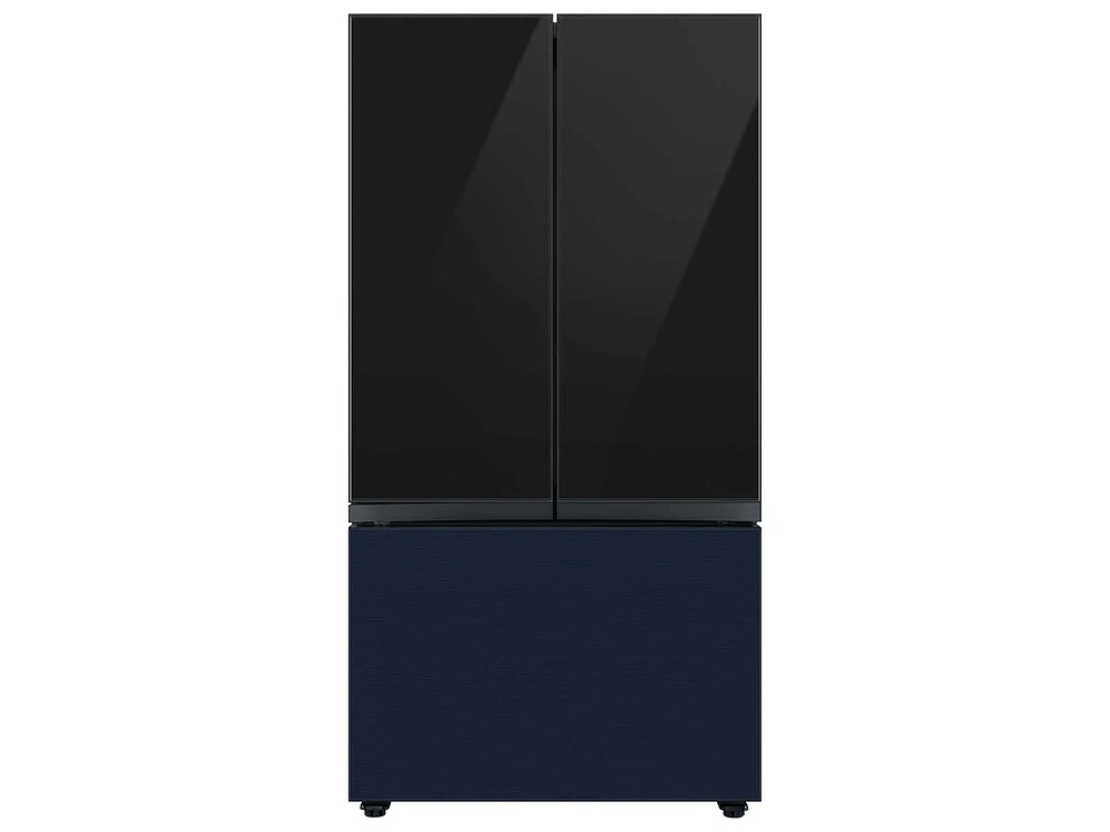 RA-F18DU333/AA | Bespoke 3-Door French Door Refrigerator Panel in Charcoal Glass - Top Panel | Samsung Business US