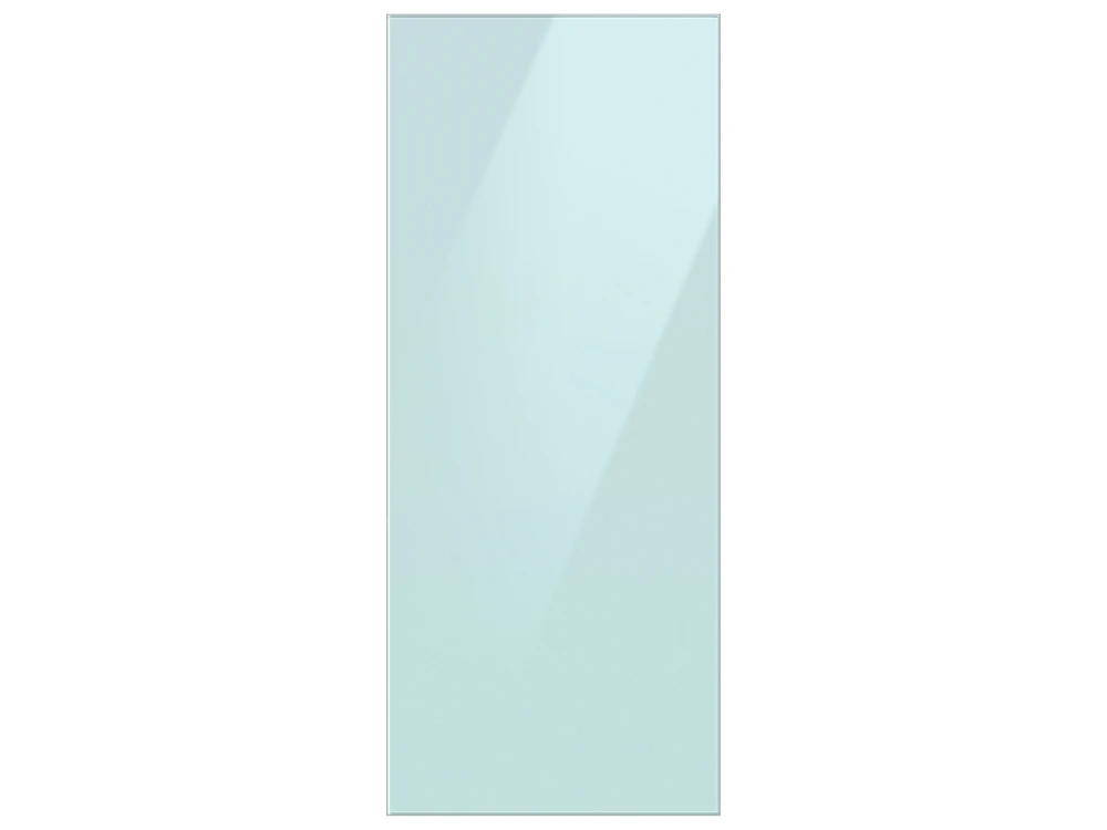 Bespoke -Door French Door Refrigerator Panel in Morning Blue Glass - Top Panel Home Appliances Accessories