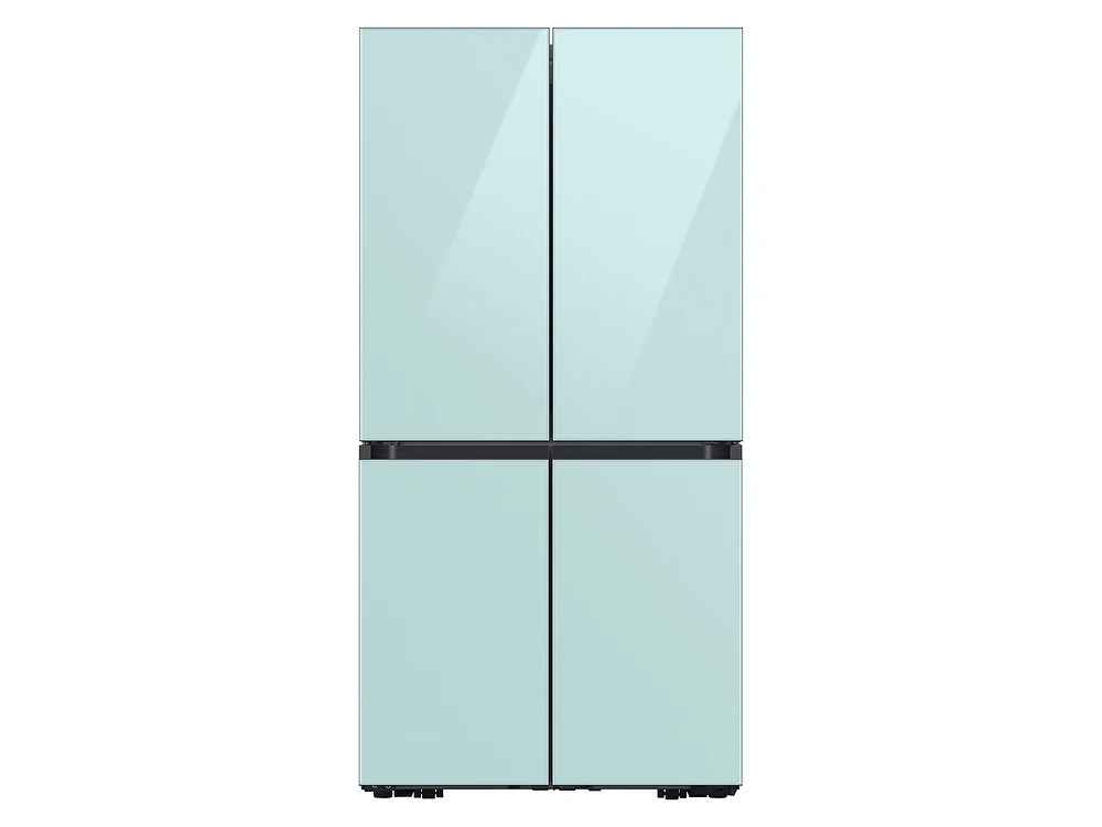 Bespoke 4-Door Flex™ Refrigerator ( cu. ft.) in Morning Blue Glass Refrigerators