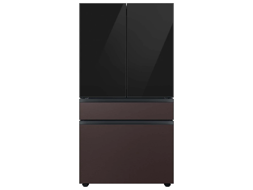 RA-F36DB4DT/AA | Bespoke 4-Door French Door Refrigerator Panel in Tuscan Steel - Bottom Panel | Samsung Business US