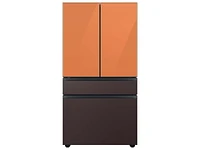 RA-F36DB4DT/AA | Bespoke 4-Door French Door Refrigerator Panel in Tuscan Steel - Bottom Panel | Samsung Business US