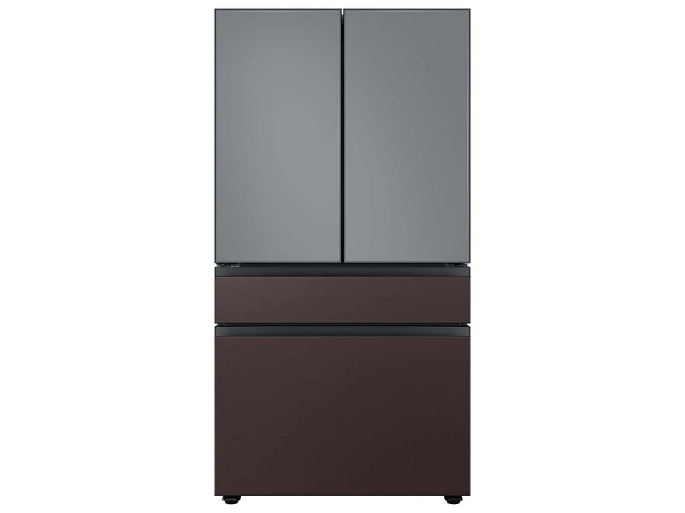 RA-F36DB4DT/AA | Bespoke 4-Door French Door Refrigerator Panel in Tuscan Steel - Bottom Panel | Samsung Business US