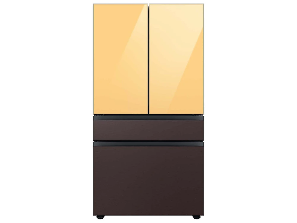 RA-F36DB4DT/AA | Bespoke 4-Door French Door Refrigerator Panel in Tuscan Steel - Bottom Panel | Samsung Business US