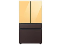 RA-F36DB4DT/AA | Bespoke 4-Door French Door Refrigerator Panel in Tuscan Steel - Bottom Panel | Samsung Business US