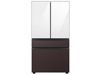 Bespoke 4-Door French Door Refrigerator Panel in Tuscan Steel - Middle Panel - RA-F36DMMDT/AA | Samsung US