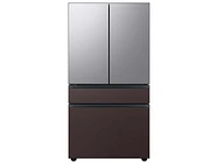 Bespoke 4-Door French Door Refrigerator Panel in Tuscan Steel - Middle Panel - RA-F36DMMDT/AA | Samsung US