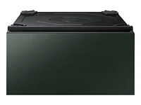 WE502NG/US | Bespoke 27" Laundry Pedestal with Storage Drawer in Forest Green | Samsung Business US