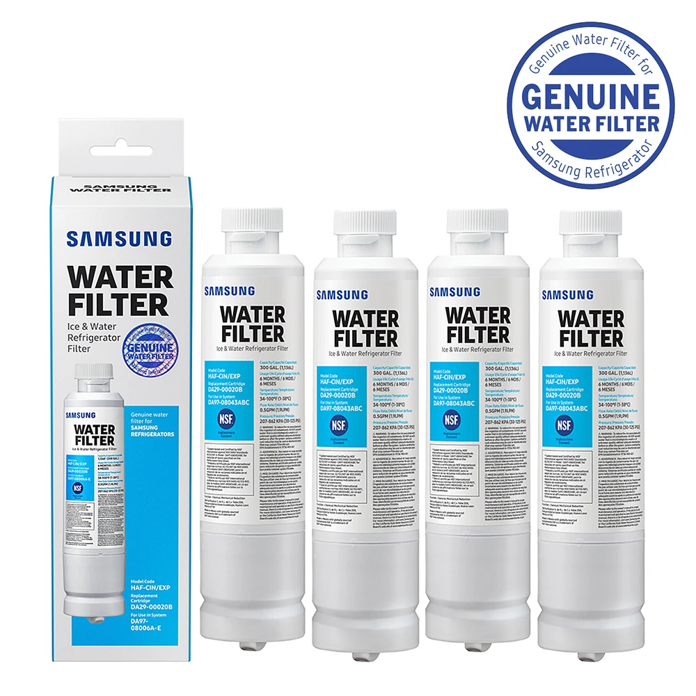 HAF-CIN-4P/EXP | HAF-CIN 4 Pack Refrigerator Water Filter | Samsung Business US