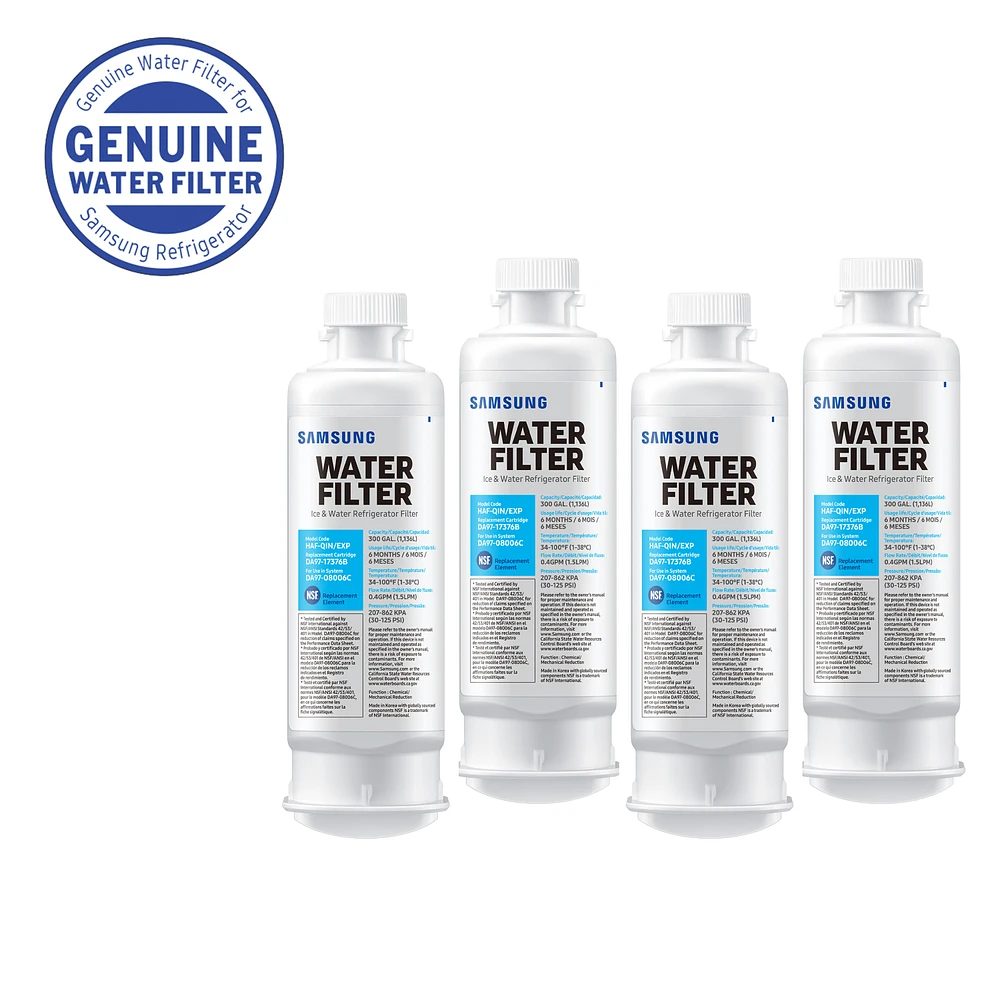 HAF-QIN-4P/EXP | HAF-QIN 4 Pack Refrigerator Water Filter | Samsung Business US