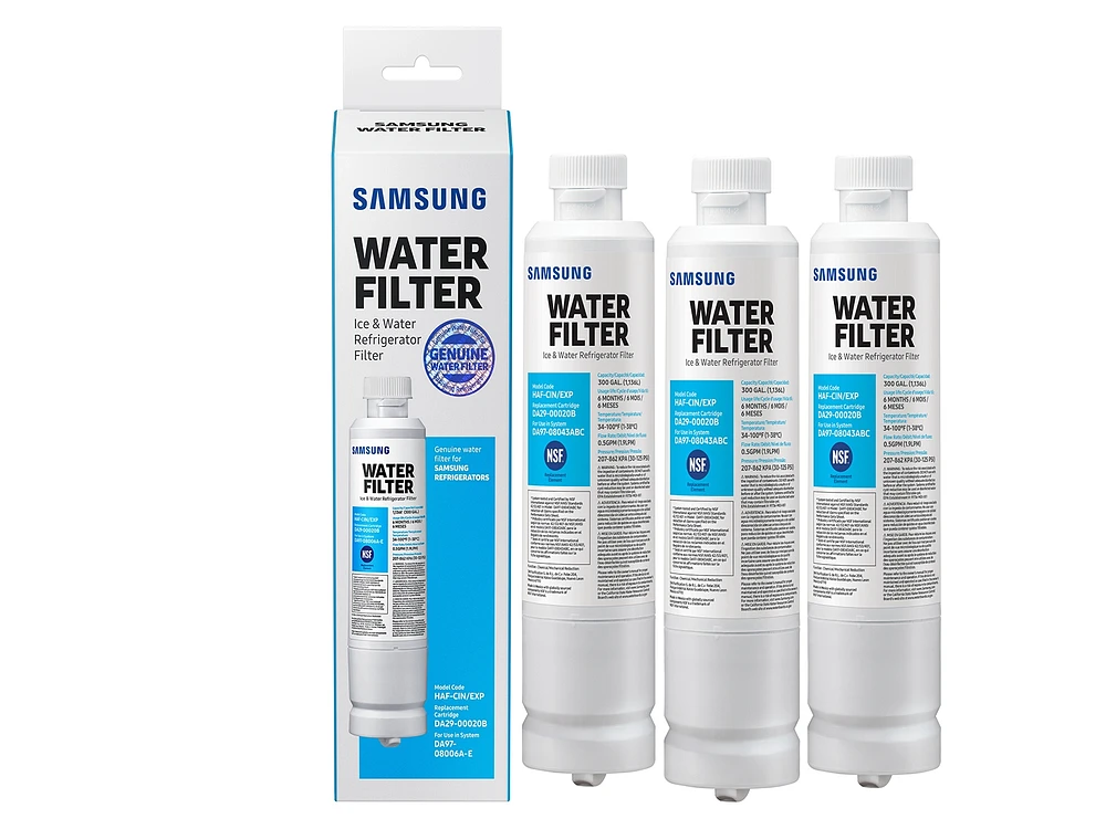 HAF-CIN-3P/EXP | HAF-CIN 3 Pack Refrigerator Water Filter | Samsung Business US