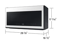 Bespoke Over-the-Range Microwave 2.1 cu. ft. in White Glass with Wi-Fi | Samsung US