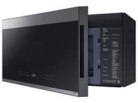 Bespoke Over-the-Range Microwave 2.1 cu. ft. in Stainless Steel with Edge to Edge Glass Display | Samsung Business US