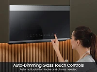 Bespoke Over-the-Range Microwave 2.1 cu. ft. in Stainless Steel with Auto Dimming Glass Touch Controls |  Samsung Business US