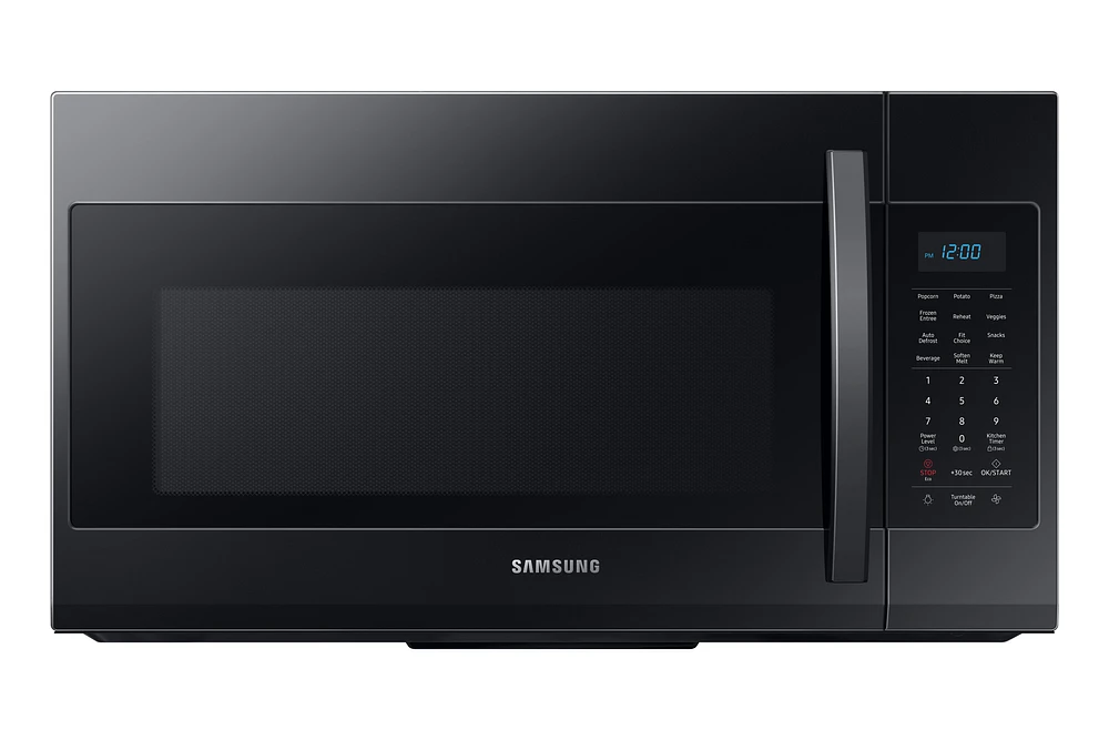 ME19R7041FB/AA | 1.9 cu. ft. Over-the-Range Microwave with Sensor Cooking in Black | Samsung Business US