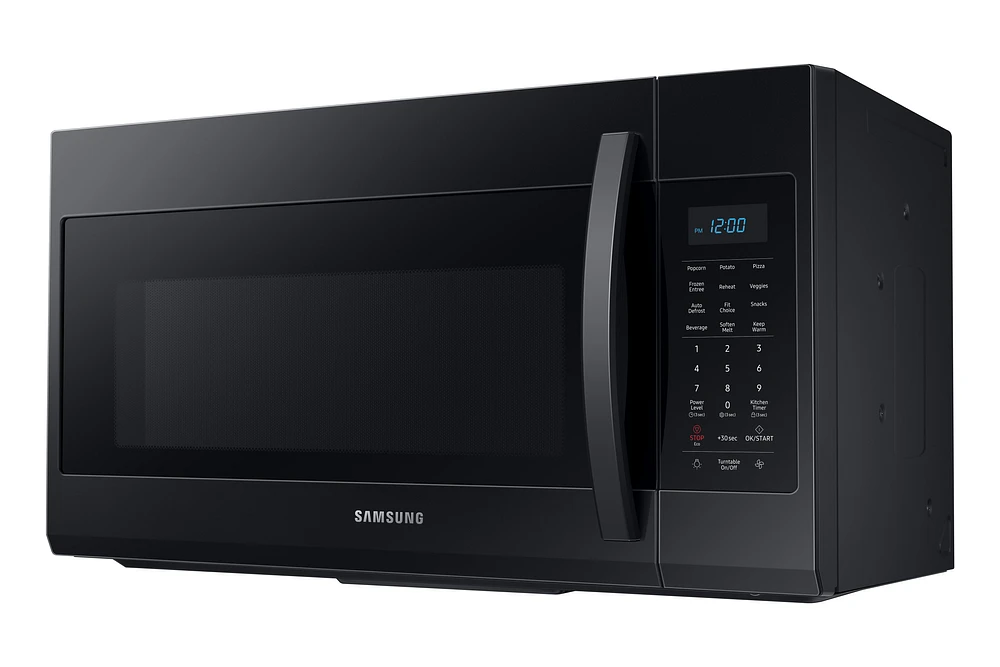 ME19R7041FB/AA | 1.9 cu. ft. Over-the-Range Microwave with Sensor Cooking in Black | Samsung Business US