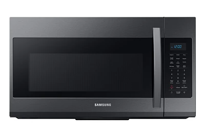 ME19R7041FG/AA | 1.9 cu. ft. Over-the-Range Microwave with Sensor Cooking in Black Stainless Steel | Samsung Business US