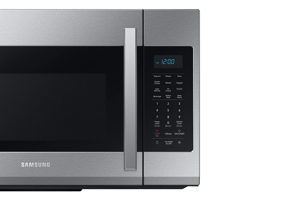 ME19R7041FS/AA | 1.9 cu. ft. Over-the-Range Microwave with Sensor Cooking in Stainless Steel | Samsung Business US