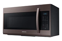 1.9 cu ft Over The Range Microwave with Sensor Cooking in Fingerprint Resistant Tuscan Stainless Steel Microwave - ME19R7041FT/AA | Samsung US