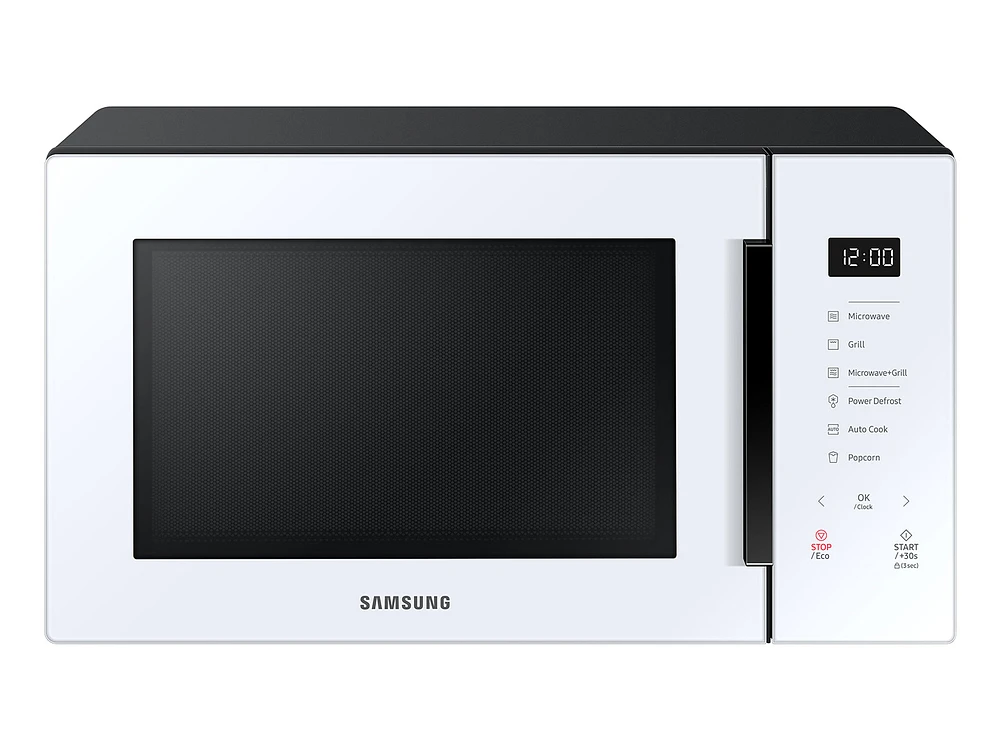 1.1 cu. Ft. White Countertop Microwave (MG11T5018CW) | Samsung Business US