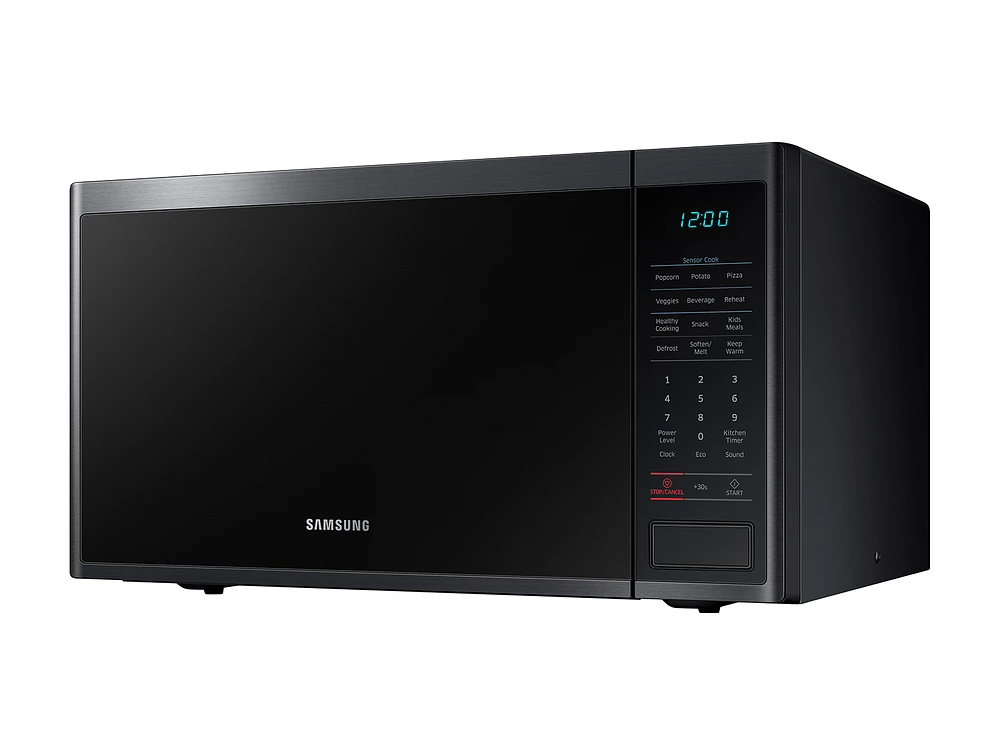 MS14K6000AG/AA | 1.4 cu. ft. Countertop Microwave with Sensor Cooking in Fingerprint Resistant Black Stainless Steel | Samsung Business US