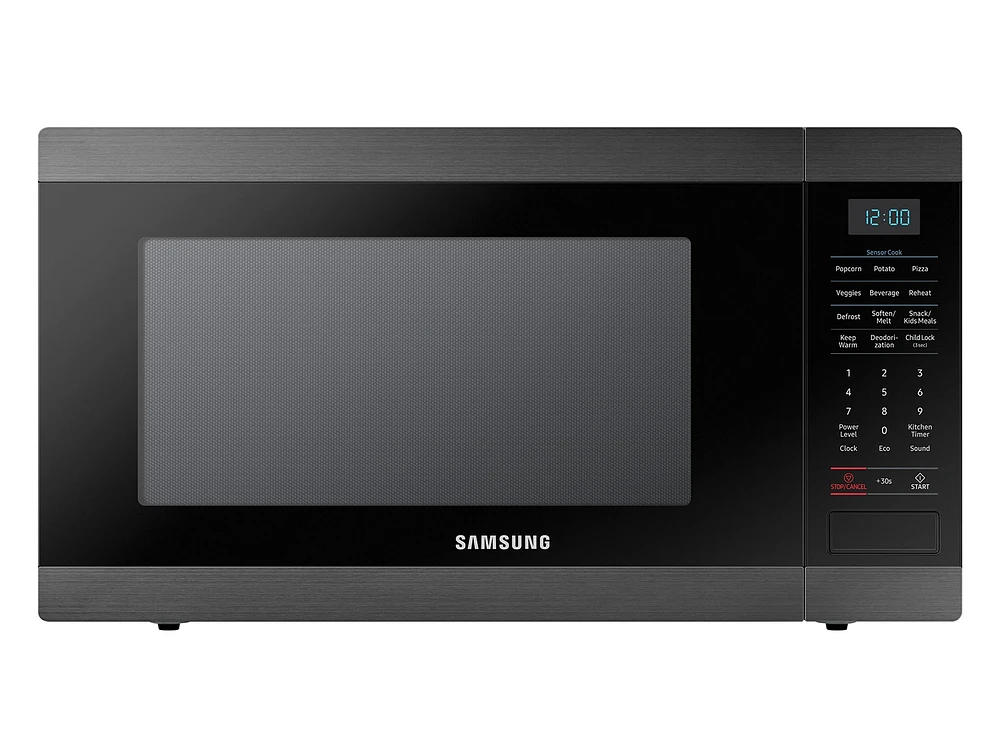 MS19M8000AG/AA | 1.9 cu. ft. Countertop Microwave with Sensor Cooking in Fingerprint Resistant Black Stainless Steel | Samsung Business US