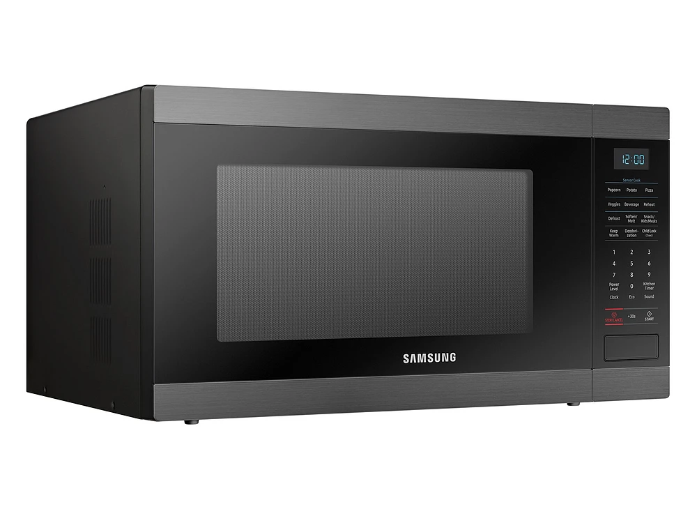 MS19M8000AG/AA | 1.9 cu. ft. Countertop Microwave with Sensor Cooking in Fingerprint Resistant Black Stainless Steel | Samsung Business US