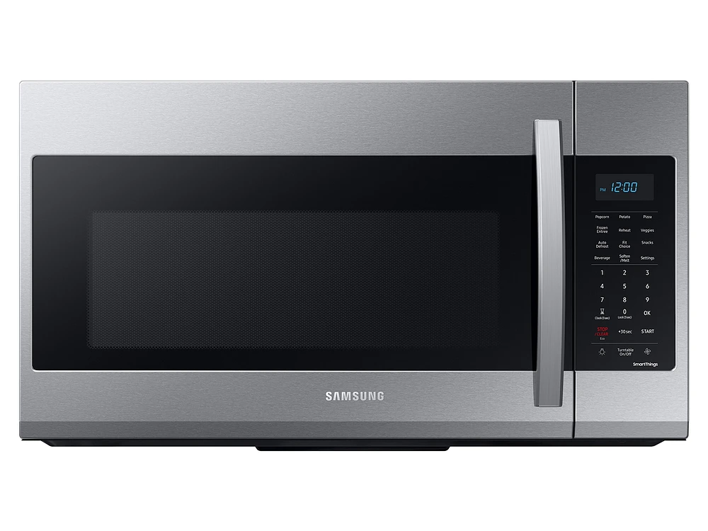 1.9 cu. ft. Smart Over-the-Range Microwave with Wi-Fi and Sensor Cook in Stainless Steel Microwaves - ME19A7041WS/AA | Samsung US