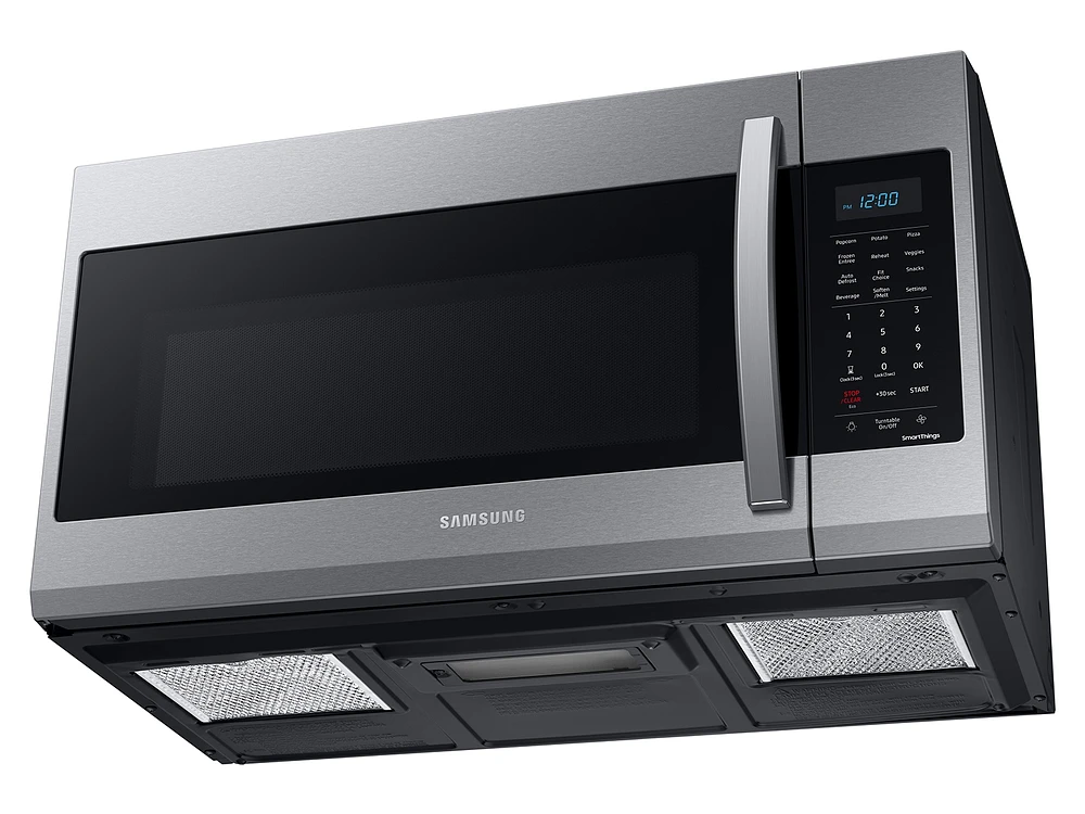 1.9 cu. ft. Smart Over-the-Range Microwave with Wi-Fi and Sensor Cook in Stainless Steel Microwaves - ME19A7041WS/AA | Samsung US