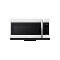 ME19CB704112AA | Bespoke Smart 1.9 cu. ft. Over-the-Range Microwave with Sensor Cook in White Glass | Samsung Business US