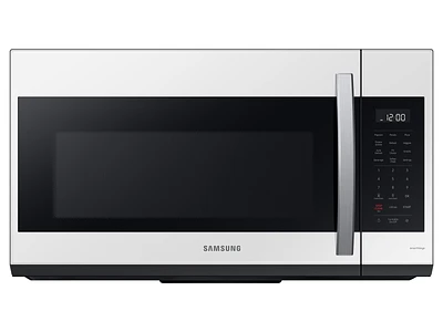 ME19CB704112AA | Bespoke Smart 1.9 cu. ft. Over-the-Range Microwave with Sensor Cook in White Glass | Samsung Business US