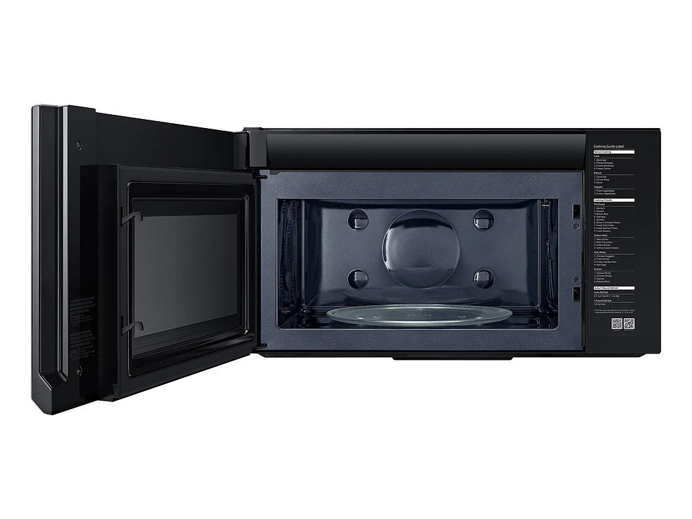 1.7 cu ft. Smart Over-the-Range Microwave with Convection & Slim Fry™ in Black Stainless Steel Microwaves - MC17T8000CG/AA | Samsung US