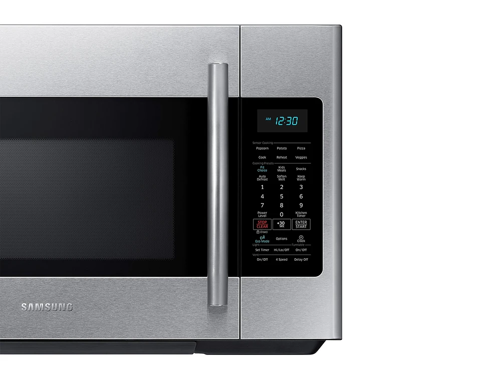 ME18H704SFS/AA | 1.8 cu. ft. Over-the-Range Microwave with Sensor Cooking in Fingerprint Resistant Stainless Steel | Samsung Business US