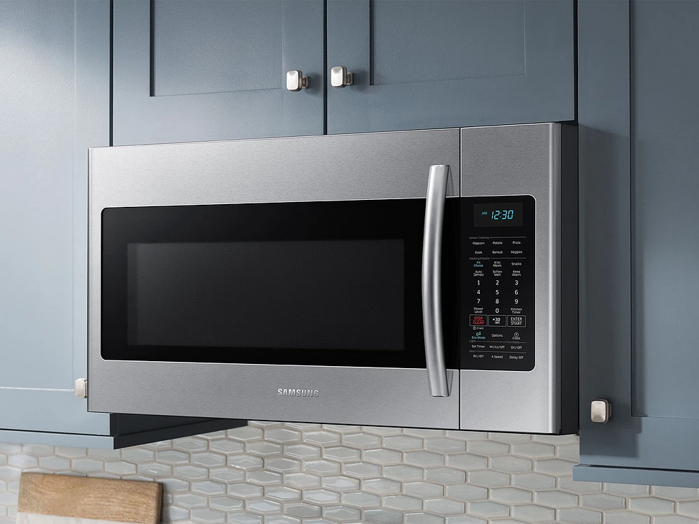 ME18H704SFS/AA | 1.8 cu. ft. Over-the-Range Microwave with Sensor Cooking in Fingerprint Resistant Stainless Steel | Samsung Business US