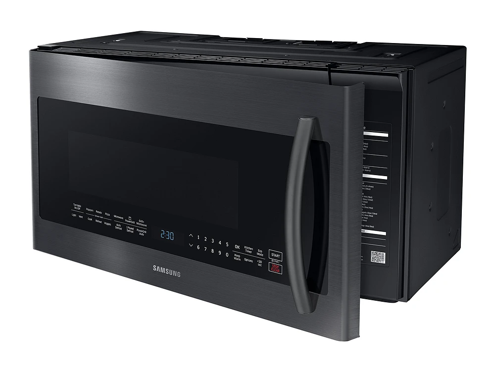 2.1 cu. ft. Over-the-Range Microwave with PowerGrill in Fingerprint Resistant Black Stainless Steel Microwave - ME21K7010DG/AA | Samsung US