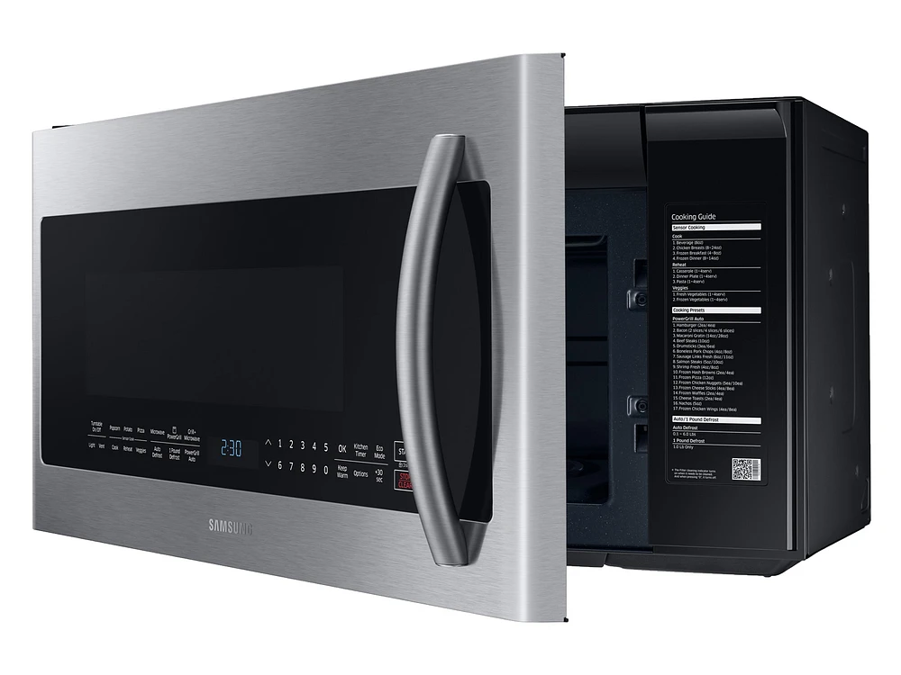 ME21K7010DS/A2 | 2.1 cu. ft. Over-the-Range Microwave with PowerGrill in Fingerprint Resistant Stainless Steel | Samsung Business US