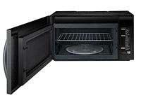 ME21R7051SG/AA | 2.1 cu. ft. Over-the-Range Microwave with Sensor Cooking in Fingerprint Resistant Black Stainless Steel | Samsung Business US